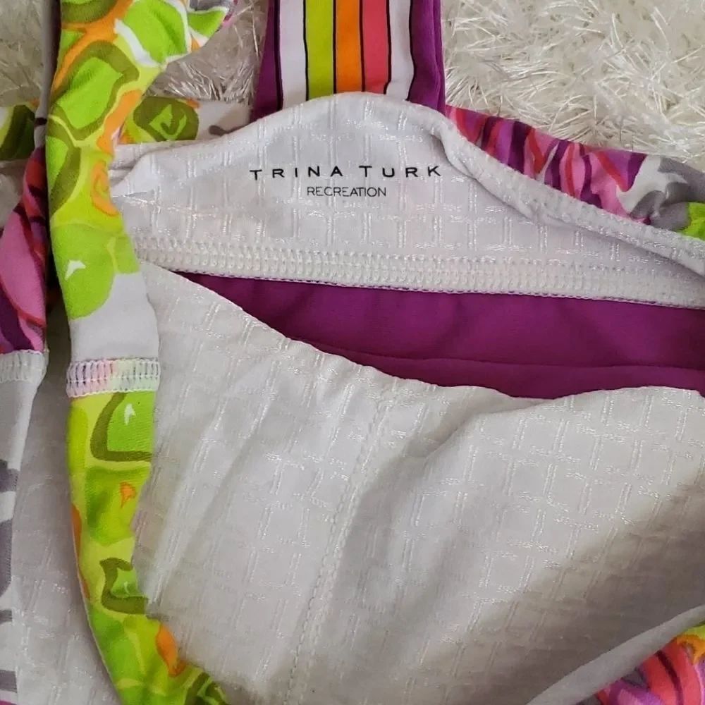 Trina Turk bikini top Size small and forever21 - Picture 3 of 8